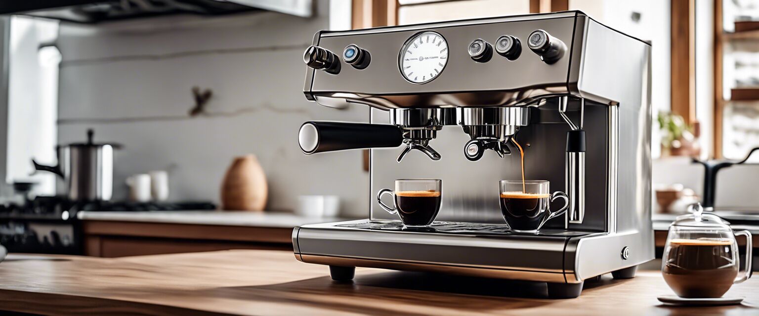 Automatic espresso machine with grinder